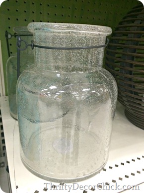 Target glass candle