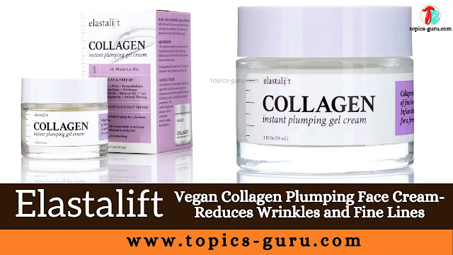 Elastalift Vegan Collagen Plumping Face Cream- Reduces Wrinkles and Fine Lines