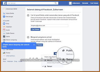 cara daftar facebook bahasa indonesia