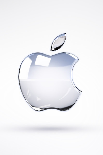 Apple Glass Logo iPhone Wallpaper By TipTechNews.com