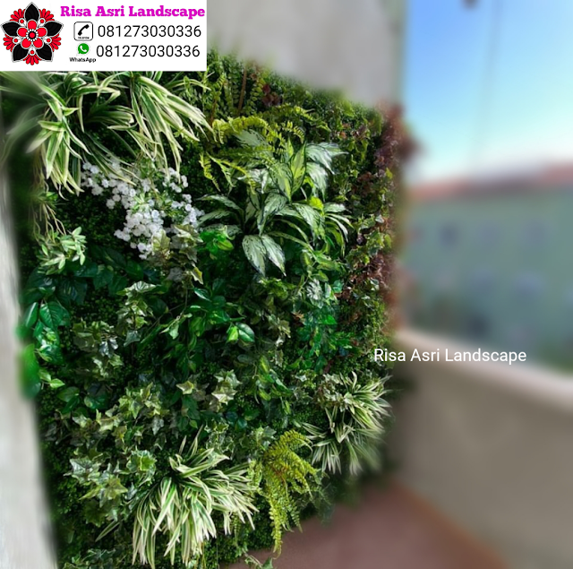 Risa Asri Landscape - Galeri Vertical Garden Tanaman Daun Asli & Palsu Atau Plastik Sintetis Artifisial