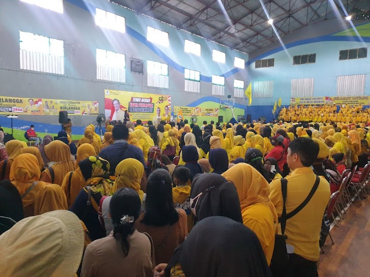 Ribuan Kader Perempuan Golkar DIY Temu Akbar, Siap Menangkan Airlangga Hartarto Presiden 2024