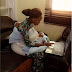 University Female Student Taking Care Of Her Twins Before Exams