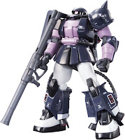 Bandai HG 1/144 MS-06R-1A Zaku II Black Tristars English Manual & Color Guide