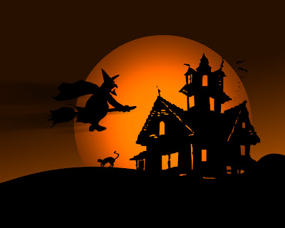 Halloween Wallpaper on Witch Halloween Wallpaper