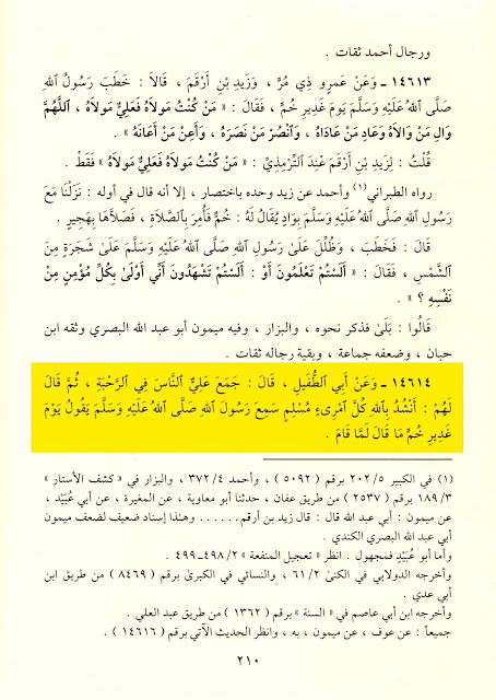 فهمُ سلف الأمّة لحديث الغدير: الصحابيّ أبو الطفيل وأحمد بن حنبل أنموذجاً