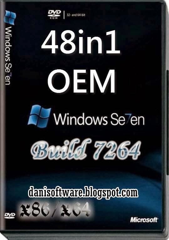 Windows 7 AOI 48in1 OEM and MSDN 2015 - OS Mediafire