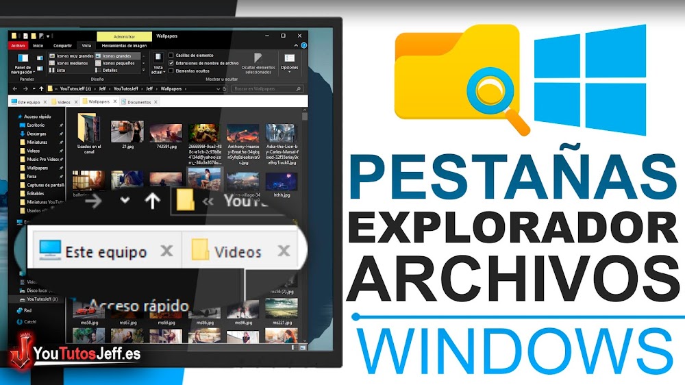 Poner Pestañas en Explorador de Archivos Windows