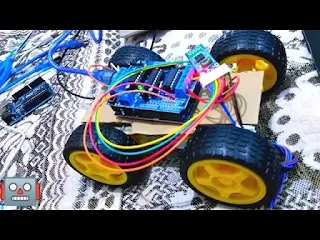 سيارة بالبلوتوث يمكنك صنعها بالمنزل ممتعة وغير مكلفة Smart Car Robot