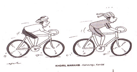 Kartun Sepeda : Sepeda Ketupat