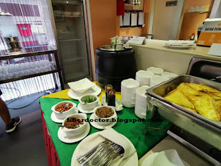 Beberapa pilihan breakfast boleh diperolehi di Hotel Sentral Kuantan