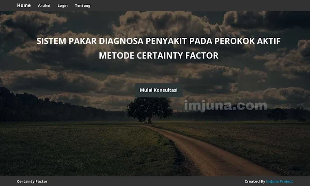 Source Code Sistem Pakar Metode Certainty Factor