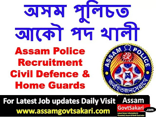 Assam Police Recruitment 2020