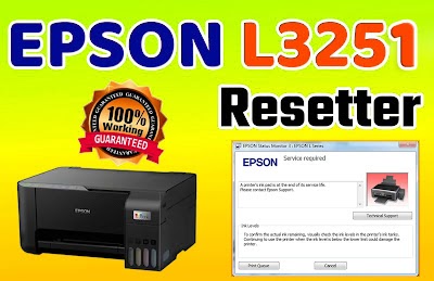 How To Reset Epson L3251 Inkpad Using Epson Resetter