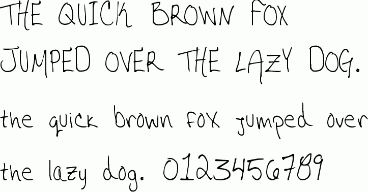 Messy Handwriting Font | Hand Writing