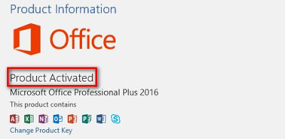 Status Aktivasi Office 365