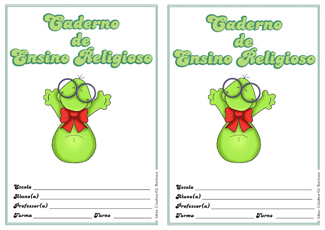 Capas de Caderno com Bichinhos