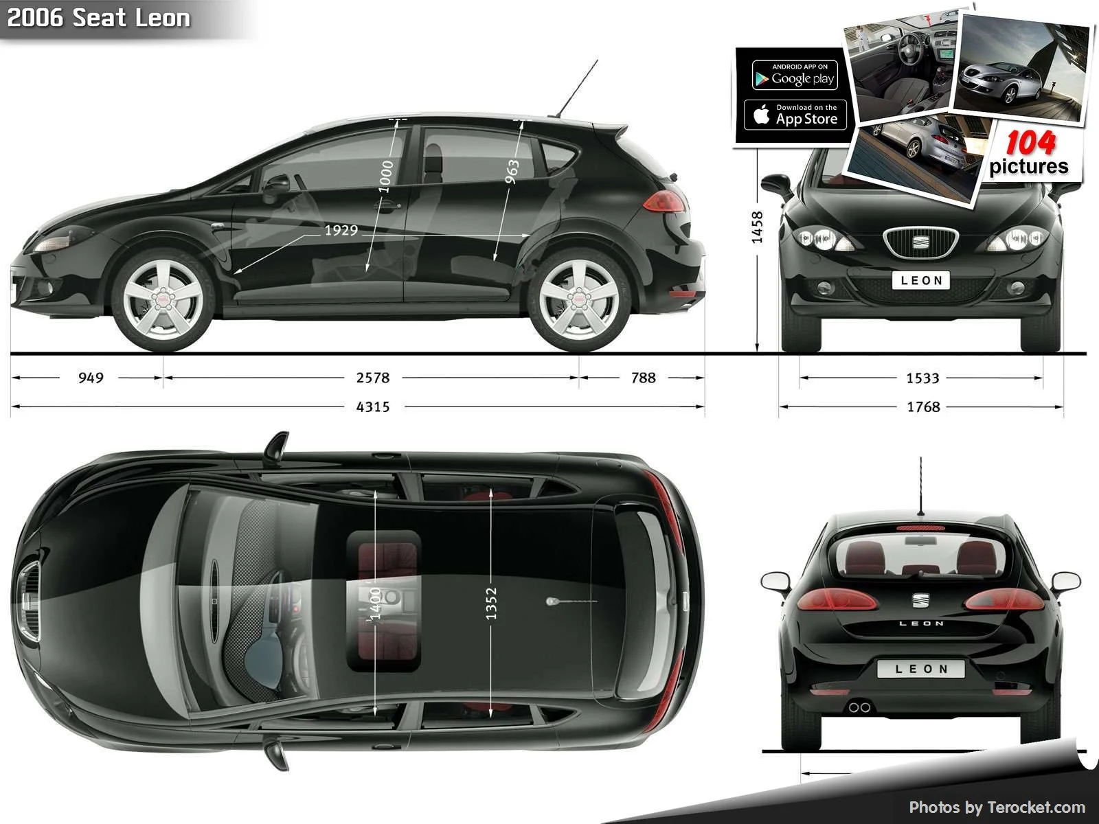 Hình ảnh xe ô tô Seat Leon 2006 & nội ngoại thất