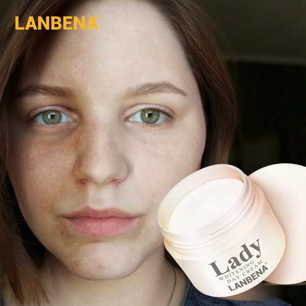 Ini Rahasianya Cara Membuat Wajah Menjadi Putih Cerah dan Glowing Secara Instan : Review Review LANBENA Lady Whitening Day Cream