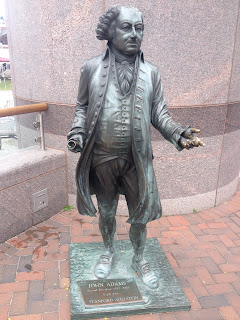 full size metal statue of John Adams in Rapid City