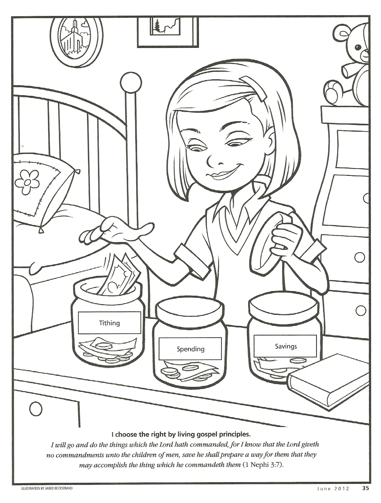 Greedy Vs Generous Bible Coloring Pages 10