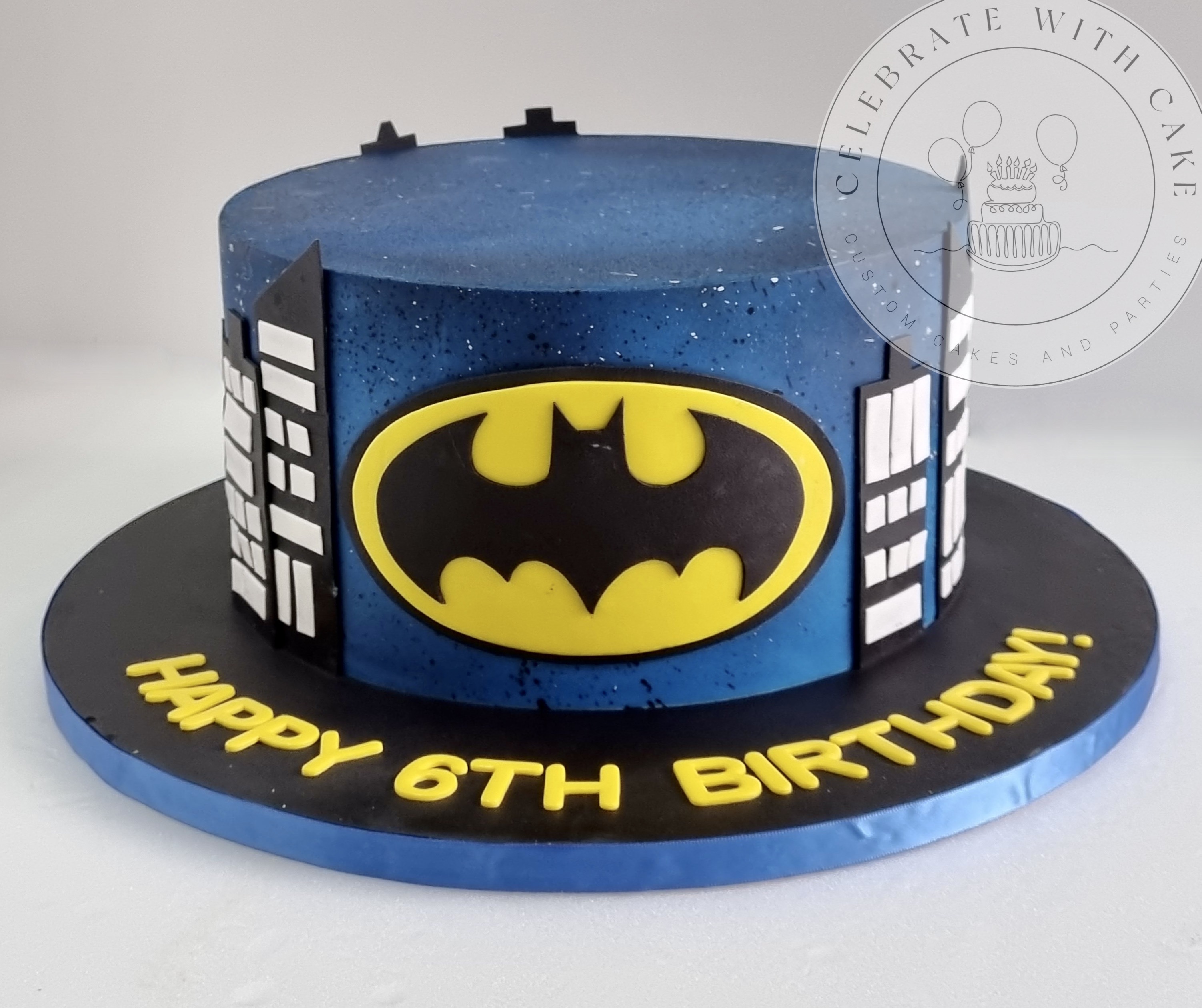 Celebrate with Cake!: Batman themed single tier Cake