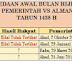 RUKYAT HILAL RAJAB 1438 H 