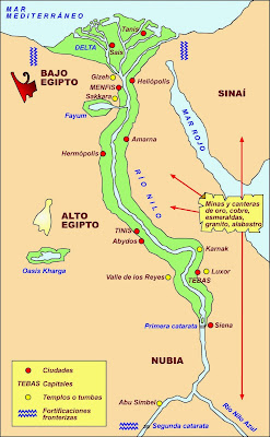 Resultado de imagen de egipto antiguo mapa