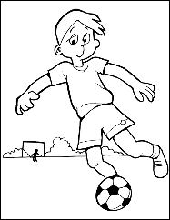 Desene de colorat cu Fotbalisti - Inedit