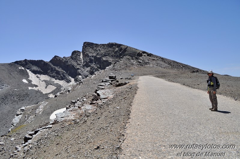 Subida al Veleta desde Pradollano