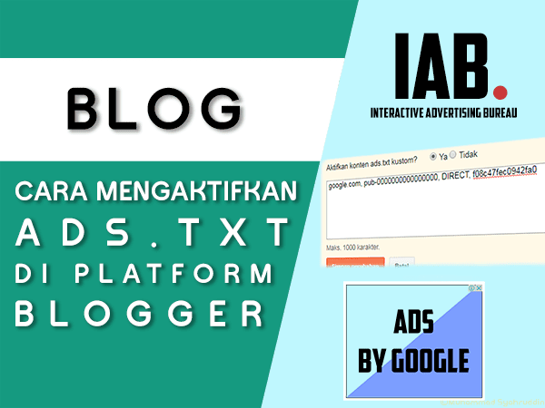 Cara mengaktifkan fitur Ads.txt pada Blogger atau Blogspot