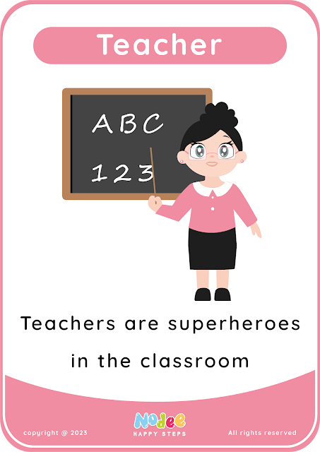 Occupations for kids - Teacher