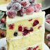 White Chocolate Cranberry Cheesecake Cake