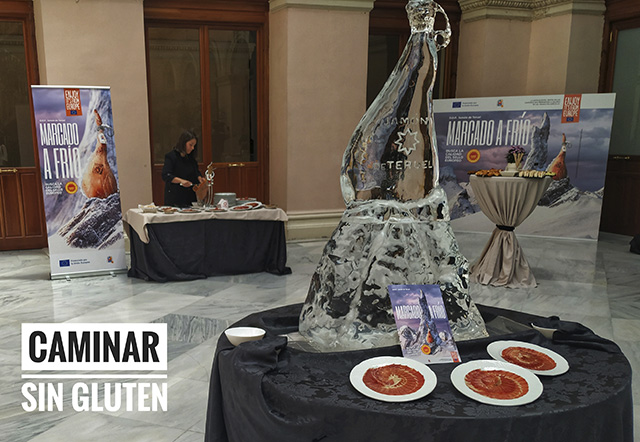 ESTATUA DE HIELO DE JAMON DE TERUEL