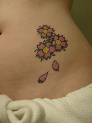 Lower Front Japanese Tattoos With Image Cherry Blossom Tattoo Designs 