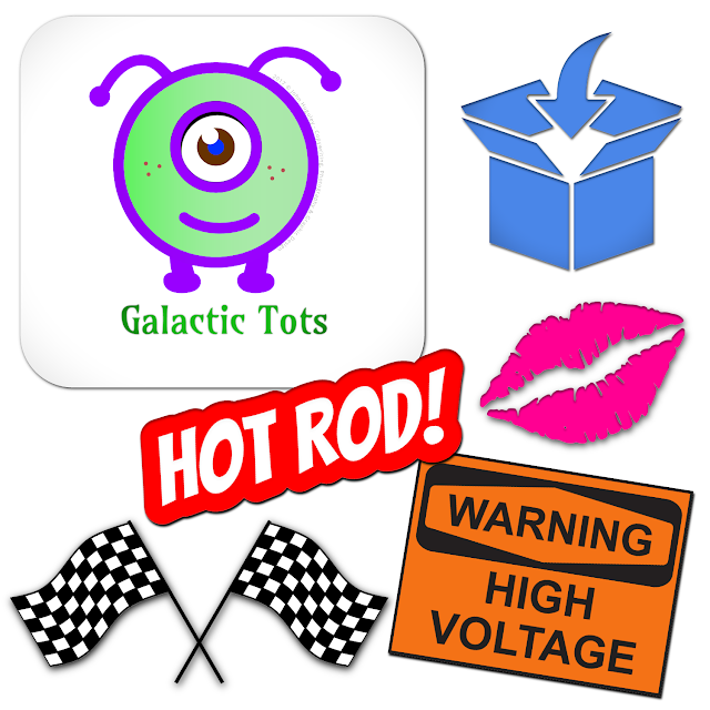 Galactic Tots - Vinyl Decals Graphic Design Seattle Copywriting Photography © 2017