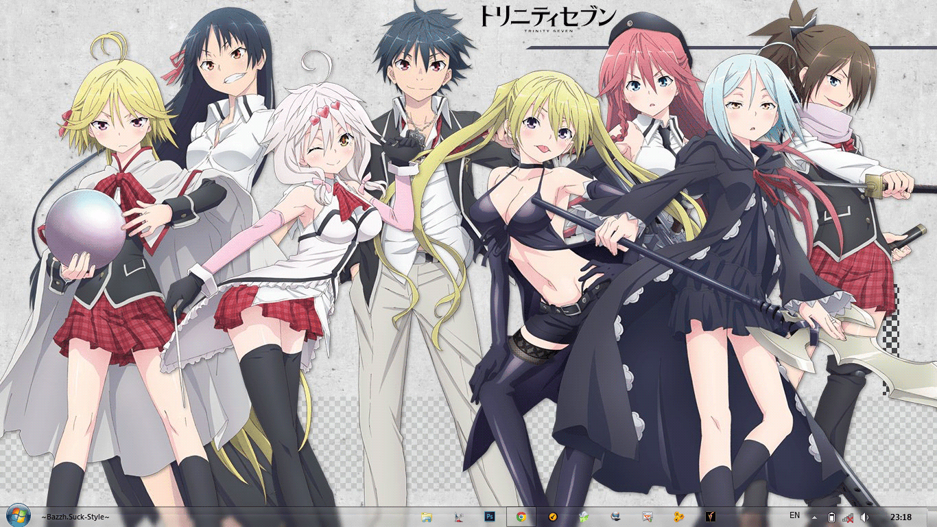 [Theme Win 7] Trinity Seven By Bashkara