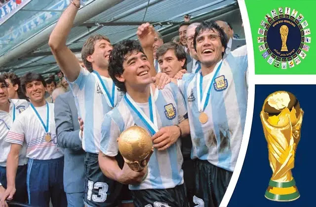 مارادونا يحقق كاس العالم 1986