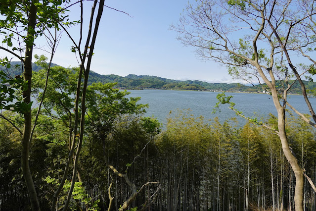 東郷湖一周ウォーキングコースからの眺めが綺麗です