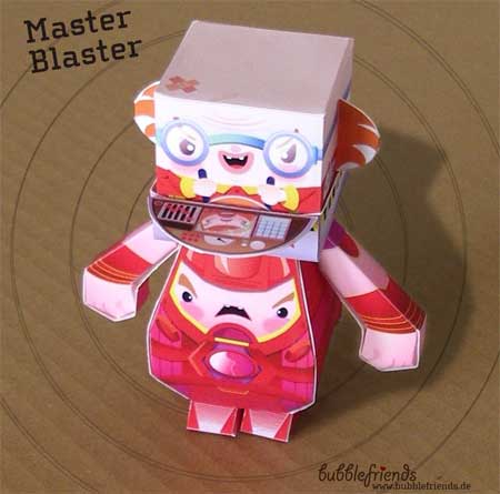 Dumpy Paper Toy Master Blaster