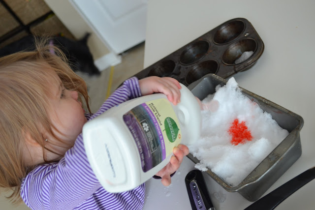 Sensory Play with Snow