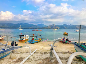 gili air indonesia spiaggia foto