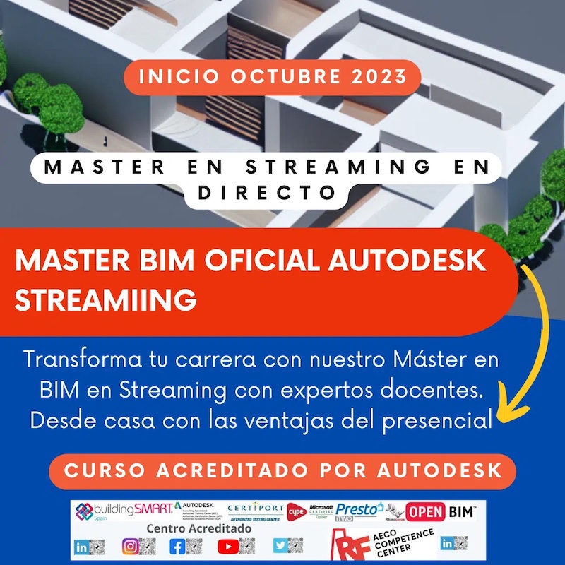 Master BIM Oficial Autodesk Streaming de RF AECO