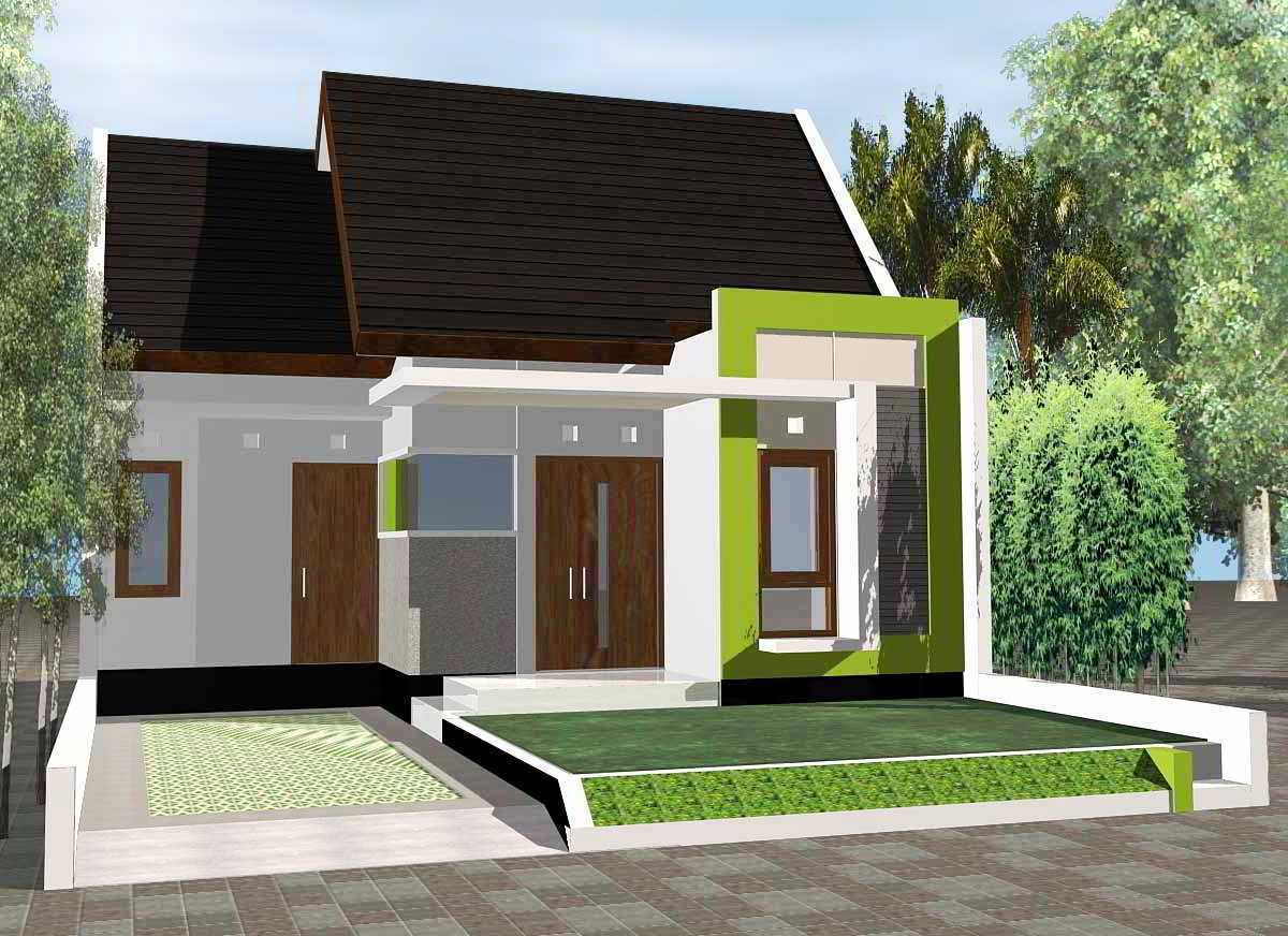  Model  Rumah  Dua Pintu  Depan Samping Furniturumah