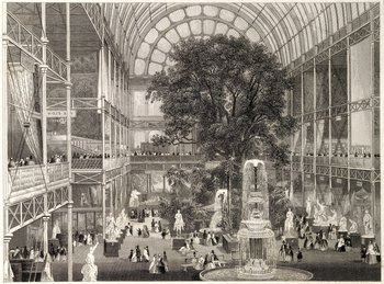 Steel engraving of the 1851 Great Exhibition, Crystal Palace Credit: Wellcome Library, London