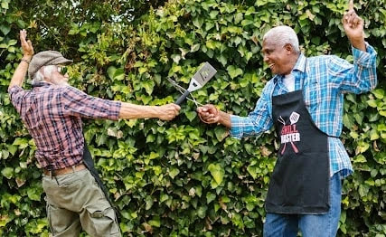 two old chefs are fighting for loin and sirloin that who is more tender
