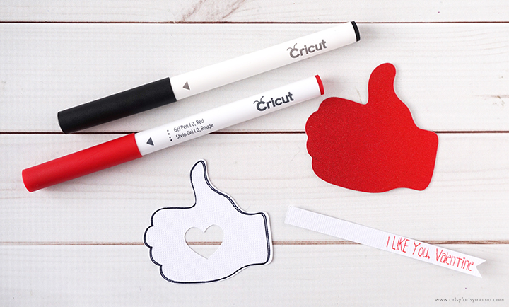 I "Like" You Valentines with Cricut