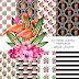 KIT PAPEL DIGITAL FLORAL TROPICALIA GRATIS