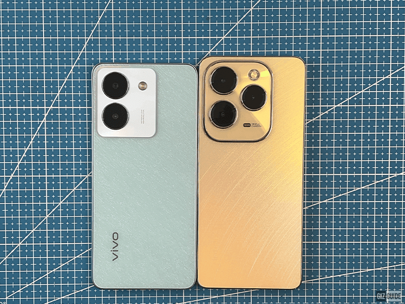 vivo Y36 on the left and the Infinix HOT 40 Pro on the right