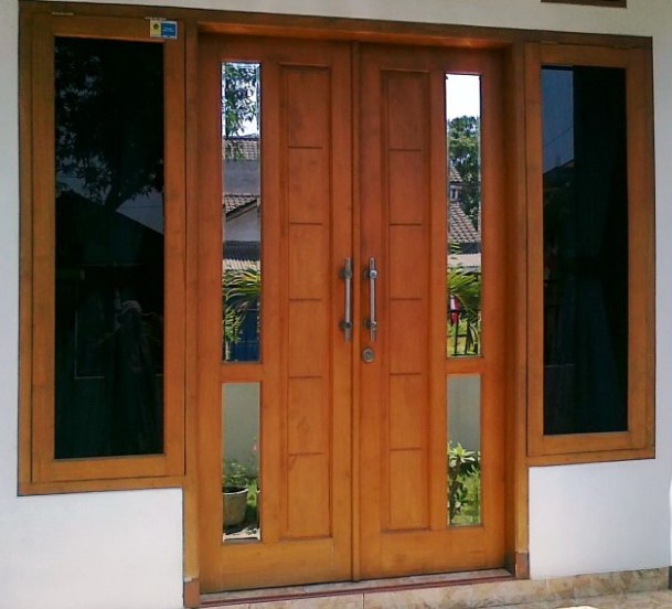 38 Model Pintu Minimalis 2 Pintu Terbaru  yang Modern Masa 